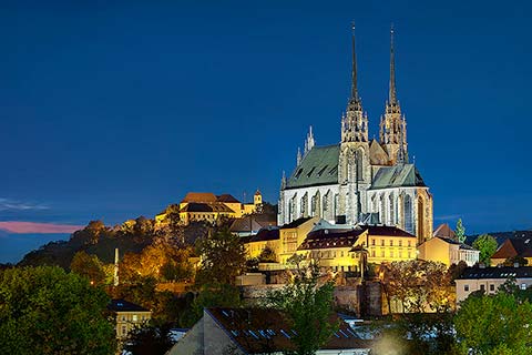 Zelný trh, vlevo Ditrichštejnský palác