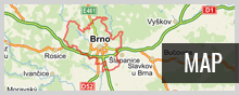 Brno on the map
