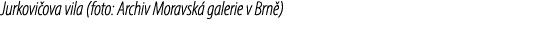 Jurkovi ova vila (foto: Archiv Moravsk galerie v Brn )