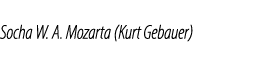 Socha W. A. Mozarta (Kurt Gebauer)