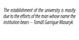 The establishment of the university is mostly due to the efforts of the man whose name the institution bears – Tom  ...