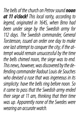 The bells of the church on Petrov sound noon at 11 o'clock! This local rarity, according to legend, originated in 164...