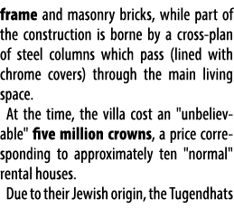 frame and masonry bricks, while part of the construction is borne by a cross plan of steel columns which pass (lined ...