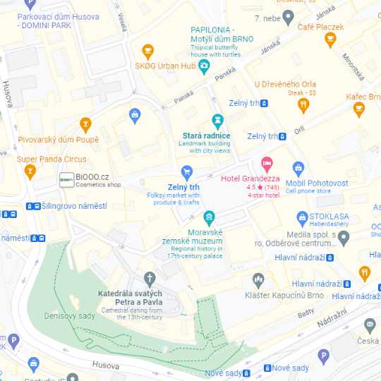 Stará radnice, zdroj: Google maps
