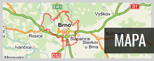 Brno na mapě