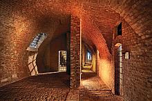 The renowned casemates – originally an artillery corridor, later prison cells